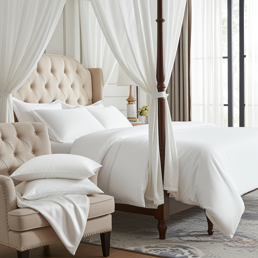 Luxury Satin Flat Bed Sheet