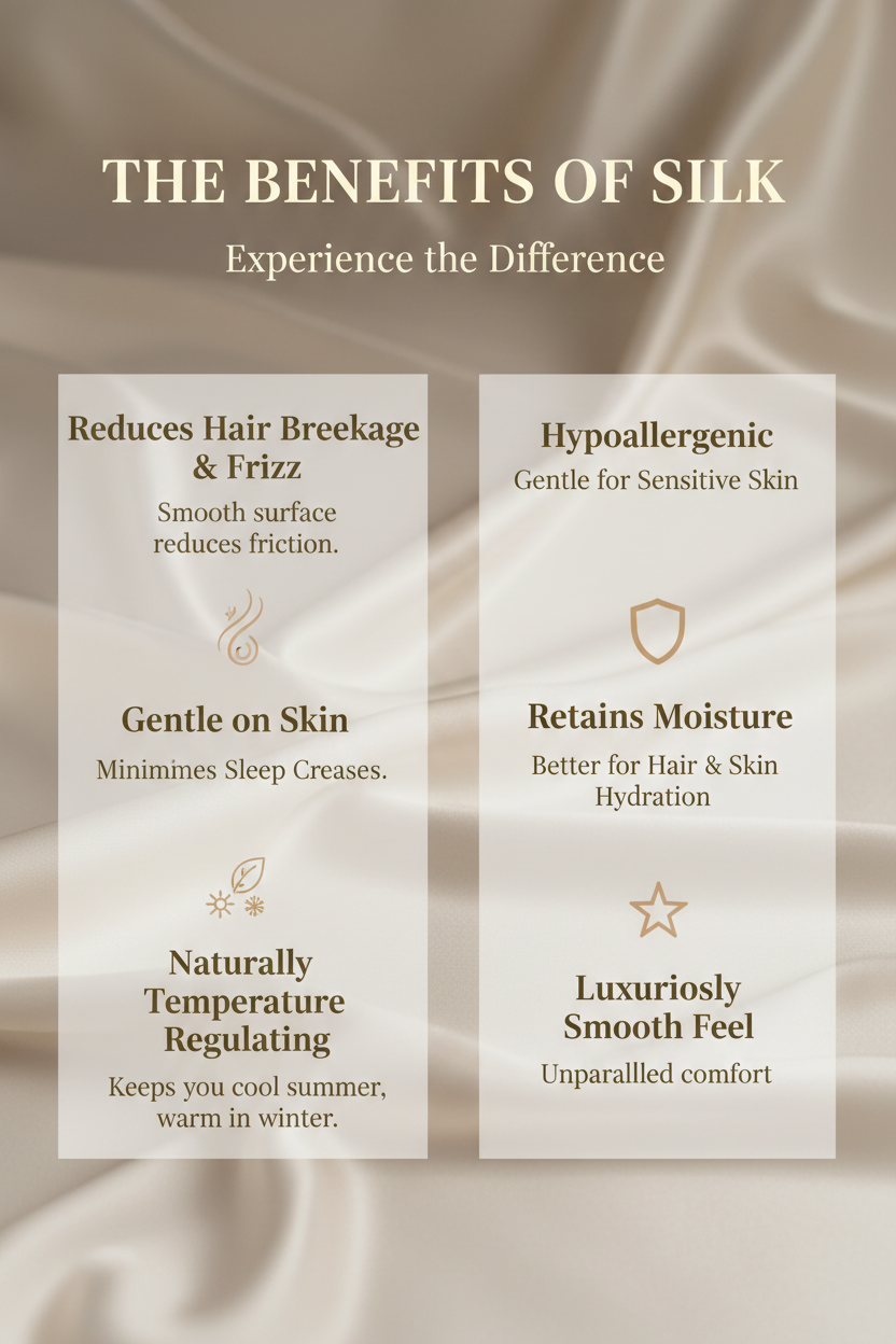Benefits of Silk Pillowcases
