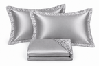 Satin Bedding Gift Set – 2 Pillowcases & Fitted Sheet
