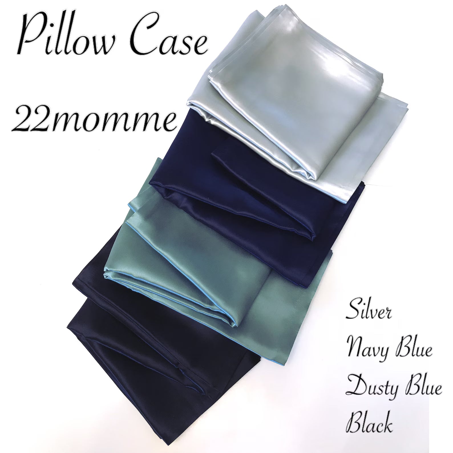 Pure Silk Pillowcase 22 Momme 100% Pure Mulberry Silk On Both Sides. Beautifully Gift Boxed