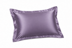 Generated mockup of one purple satin pillowcase