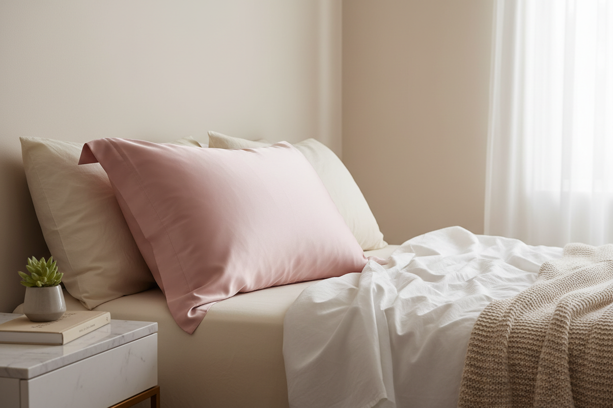 100% Pure Mulberry Silk Pillowcases - 19-22 or 25 Momme - Oxford Style - Various Colours