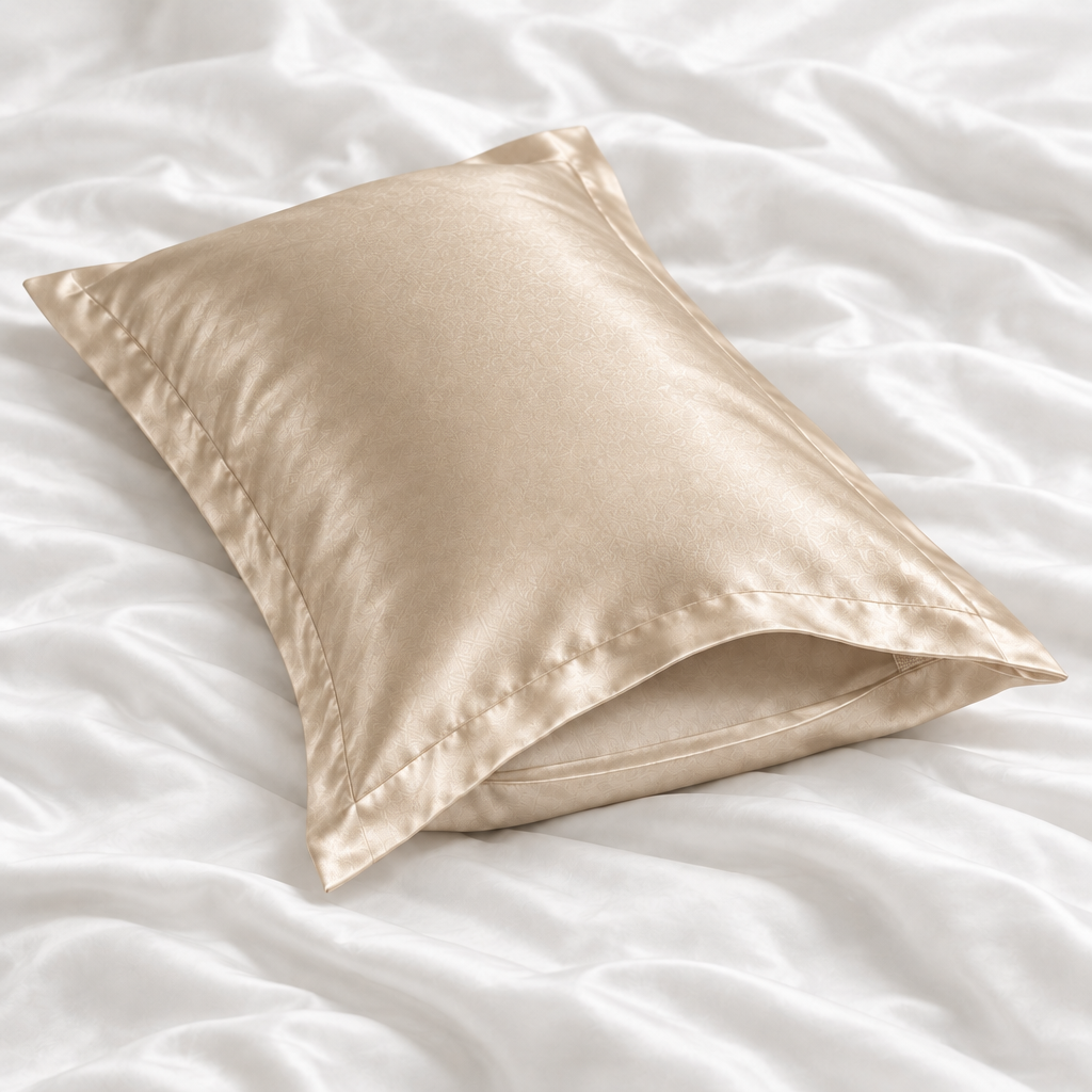 Pure Mulberry Silk Pillowcase – Oxford Style, Grade 6A
