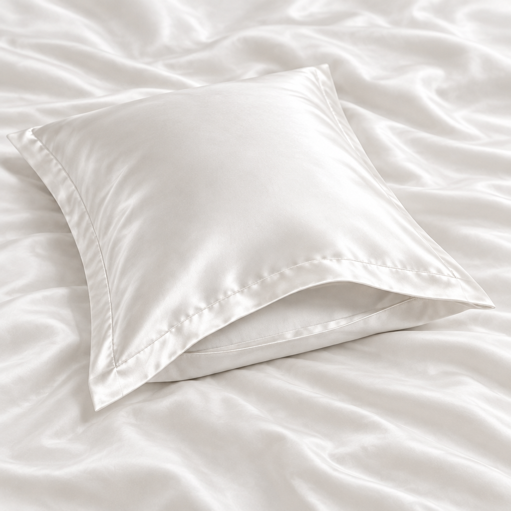 Pure Mulberry Silk Pillowcase – Oxford Style, Grade 6A