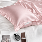 Pure Mulberry Silk Pillowcase – Oxford Style, Grade 6A