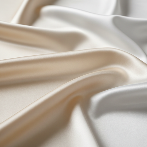 Silk fabric close-up