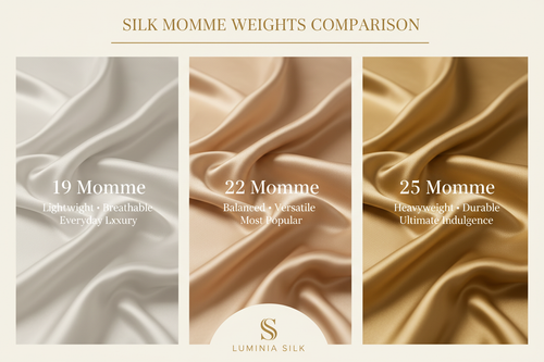 Silk Momme Weight Comparison — Photography Style