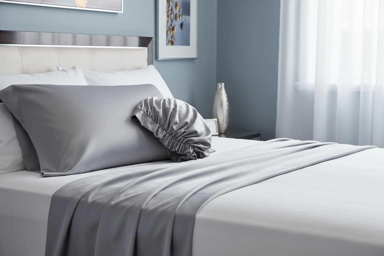 Luxury Satin Flat Bed Sheet